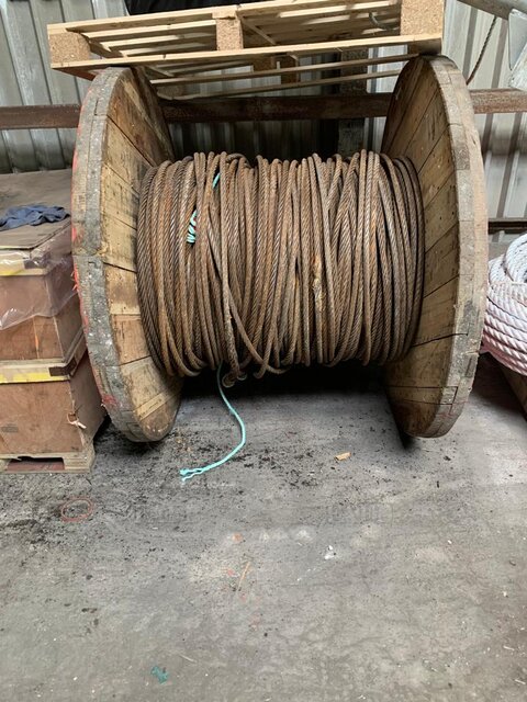 3 x 100 FTH OF 20 MM OF WIRE ROPE - picture 1